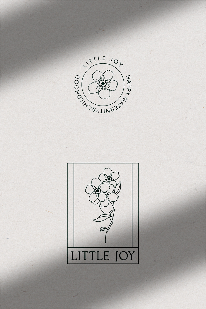 Logo Little joy | Identyfikacja wizualna | Portfolio Moyemu