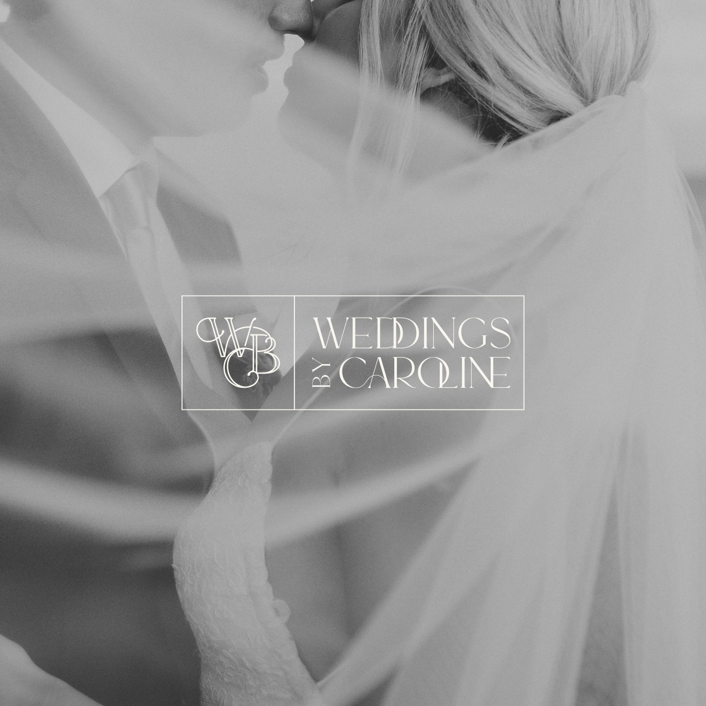 Weddings by Caroline: identyfikacja wizualna marki - branża ślubna: wedding planner | logo, paleta barw, strona internetowa, blog ślubny